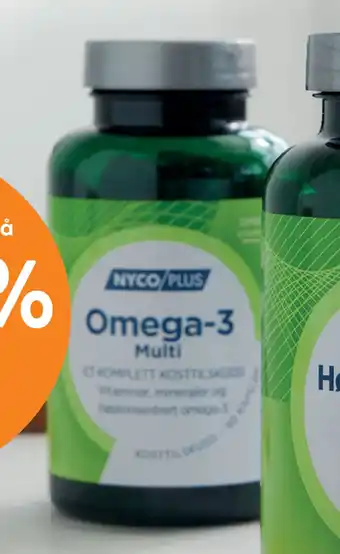 Vitusapotek Nycoplus Omega-3 Multi 90 kapsler tilbud