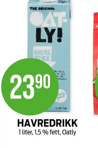 Kiwi Oatly havredrikk tilbud
