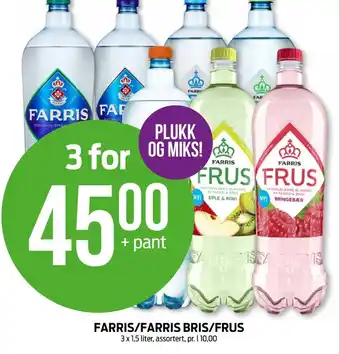 Kiwi Farris mineralvann tilbud