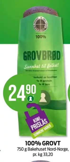 Kiwi Ukjent grovbrød tilbud