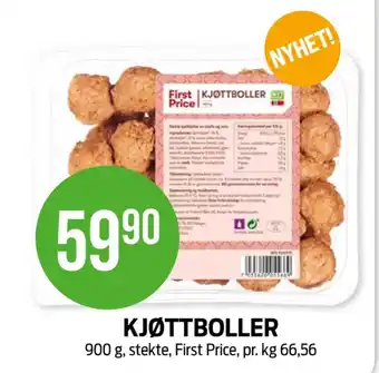 Kiwi First price kjøttboller tilbud