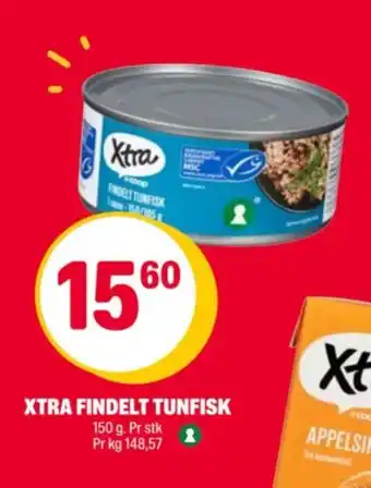 Coop Extra XTRA FINDELT TUNFISK tilbud