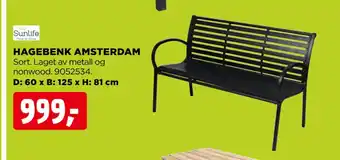 jem & fix HAGEBENK AMSTERDAM tilbud