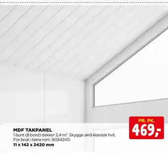 jem & fix MDF TAKPANEL tilbud