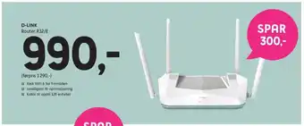 ELON D-link router tilbud
