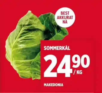 Meny SOMMERKÅL tilbud