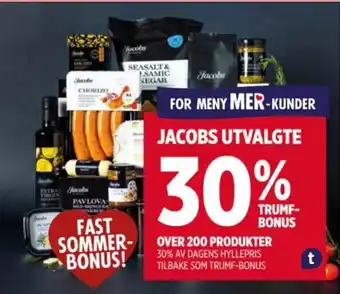 Meny JACOBS UTVALGTE tilbud