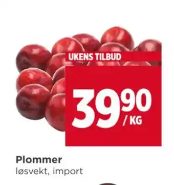 Meny Plommer tilbud