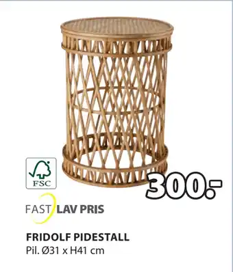 JYSK FRIDOLF PIDESTALL tilbud