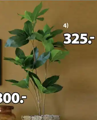 JYSK TRISTAN. KUNSTIG PLANTE tilbud