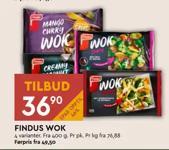 Coop Mega FINDUS WOK tilbud