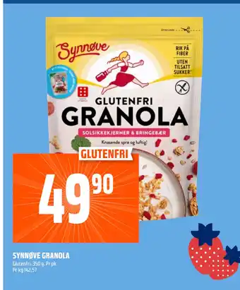 Coop Obs SYNNØVE GRANOLA tilbud