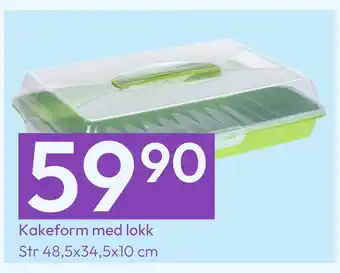 Gigaboks Kakeform med lokk tilbud