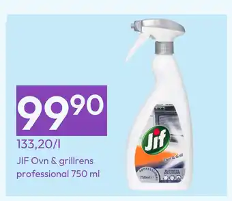 Gigaboks JIF Ovn & grillrens professional 750 ml tilbud