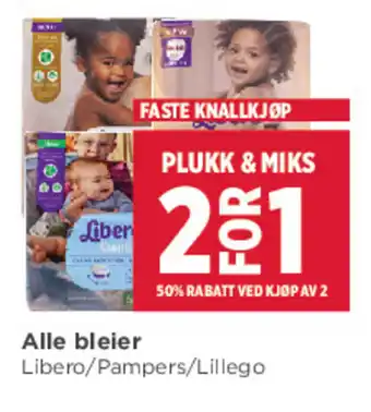 Meny Alle bleier tilbud