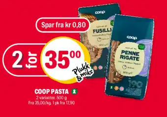 Coop Extra COOP PASTA tilbud