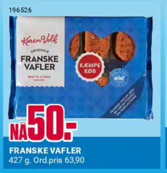 Europris FRANSKE VAFLER tilbud