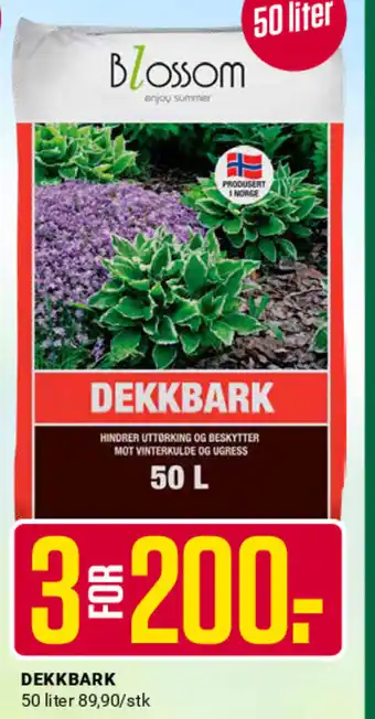 Europris DEKKBARK tilbud