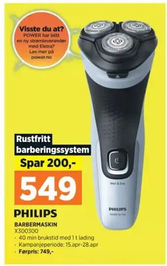 POWER BARBERMASKIN tilbud