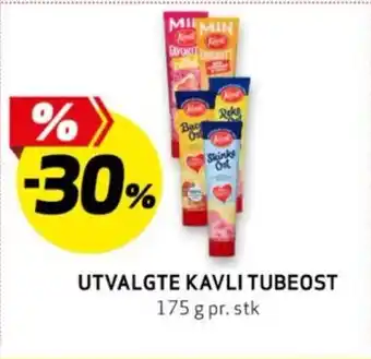Bunnpris UTVALGTE KAVLI TUBEOST tilbud