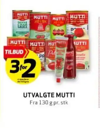 Bunnpris UTVALGTE MUTTI tilbud
