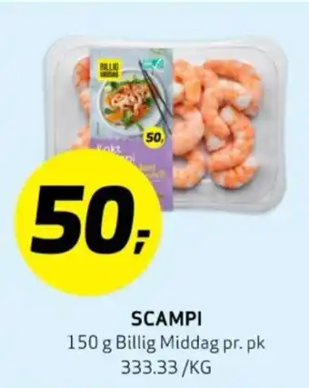 Bunnpris SCAMPI tilbud