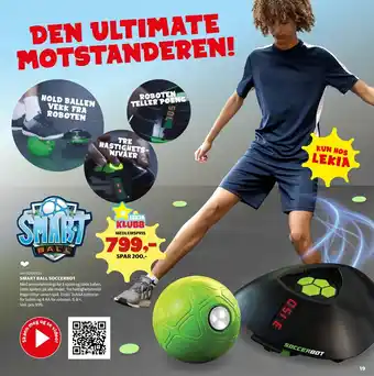 Lekia SMART BALL SOCCERBOT tilbud