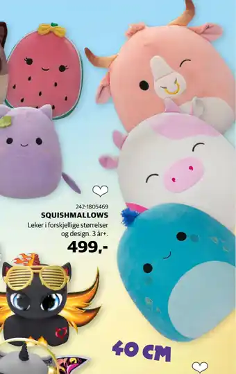 Lekia SQUISHMALLOWS tilbud