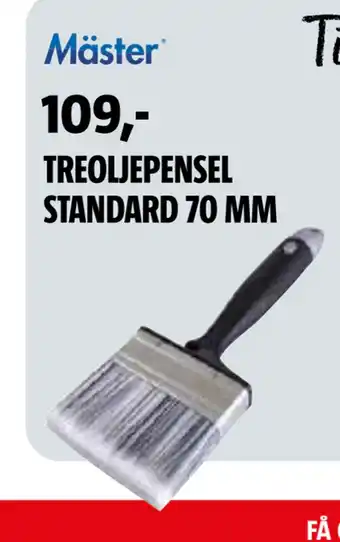 Bauhaus TREOLJEPENSEL STANDARD 70 MM tilbud