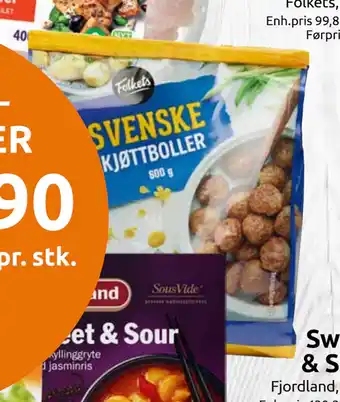 Joker Svenske kjøttboller tilbud