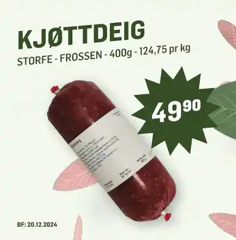Holdbart KJØTTDEIG tilbud