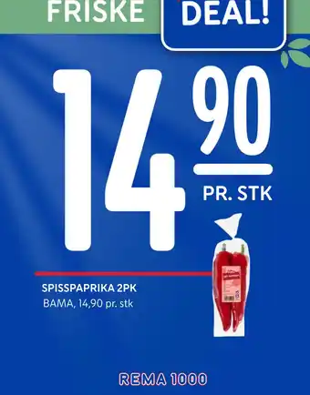 Rema 1000 SPISSPAPRIKA 2PK tilbud