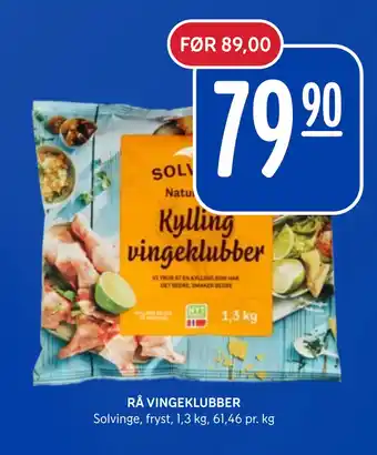 Rema 1000 RÅ VINGEKLUBBER tilbud