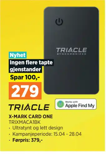 POWER X-MARK CARD ONE tilbud
