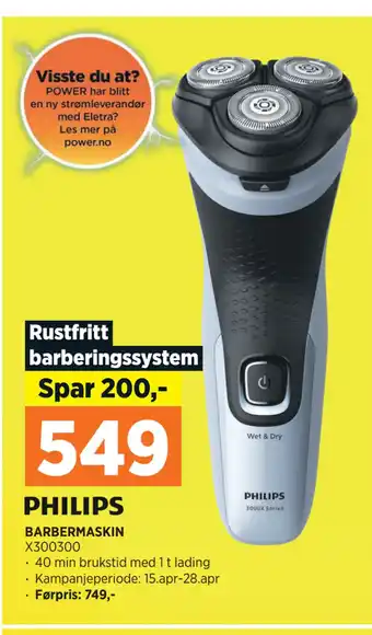 POWER BARBERMASKIN tilbud