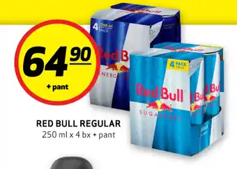 Bunnpris RED BULL REGULAR tilbud