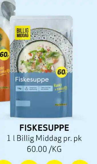 Bunnpris FISKESUPPE tilbud