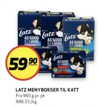 Bunnpris Latz kattemat tilbud