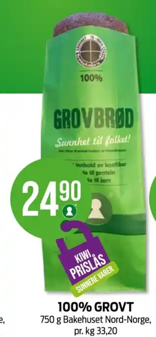Kiwi Ukjent grovbrød tilbud