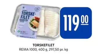 Rema 1000 Rema 1000 torskefilet tilbud