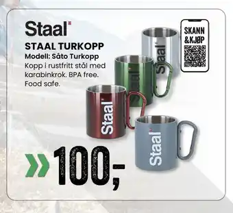 Sport Outlet STAAL TURKOPP tilbud
