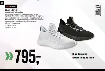 Sport Outlet PEAK LØPESKO tilbud