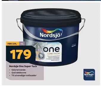 Megaflis Nordsjø One Super Tech tilbud