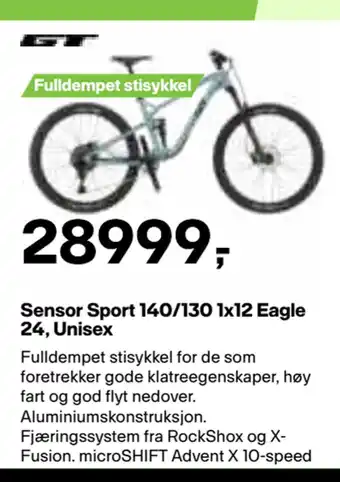 XXL Sport Sensor Sport 140/130 1x12 Eagle 24, Unisex tilbud