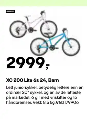 XXL Sport XC 200 Lite 6s 24, Barn tilbud