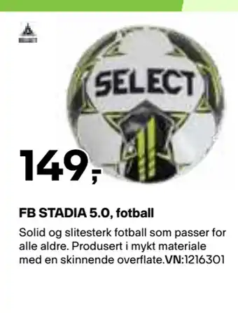 XXL Sport FB STADIA 5.0, fotball tilbud