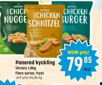 Eurocash Panerad kyckling Victors tilbud