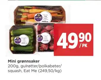 Meny Mini grønnsaker tilbud