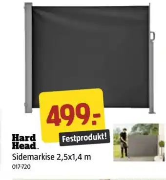 Jula Sidemarkise 2,5x1,4 m tilbud