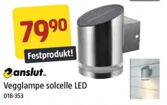 Jula Vegglampe solcelle LED tilbud